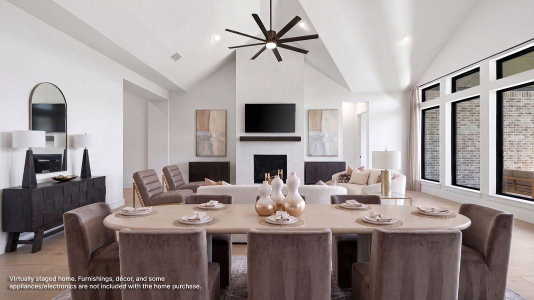 Furnished interior view inside a new home in Landmark, Denton (Image 8). Furnished interior view inside a new home in Landmark, Denton (Image 8).