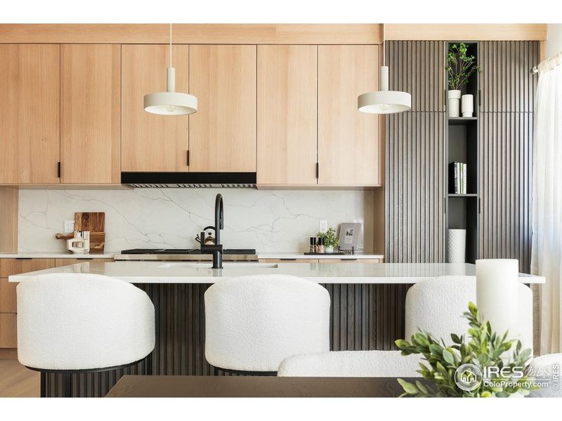 Furnished interior view inside a new home in , Boulder (Image 26).