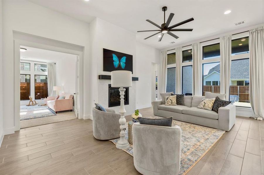 Furnished interior view inside a new home in , Lavon (Image 17). Furnished interior view inside a new home in , Lavon (Image 17).