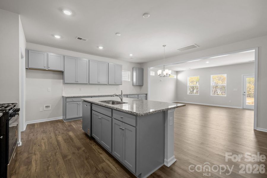 Furnished interior view inside a new home in McFarland Estates, York (Image 7).