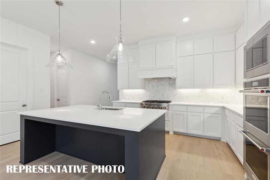 Your inner chef will come alive in this dream kitchen!  REPRESENTATIVE PHOTO