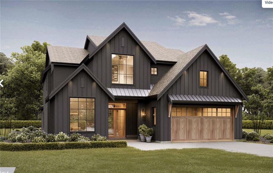 Front exterior of a new home in , Auburn, GA, highlighting curb appeal (Image 1). Front exterior of a new home in , Auburn, GA, highlighting curb appeal (Image 1).