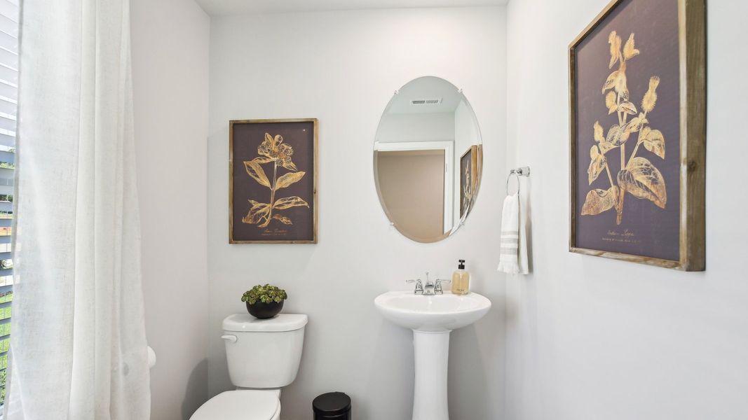 Furnished interior view inside a new home in Parkside Point, Portland (Image 26). Furnished interior view inside a new home in Parkside Point, Portland (Image 26).