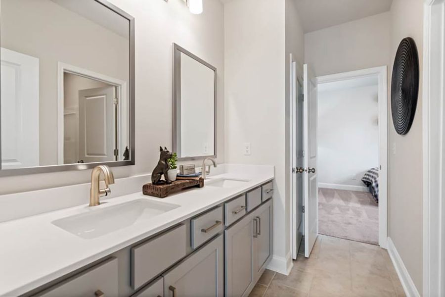 Furnished interior view inside a new home in Nichols Farm, Dacula (Image 42).