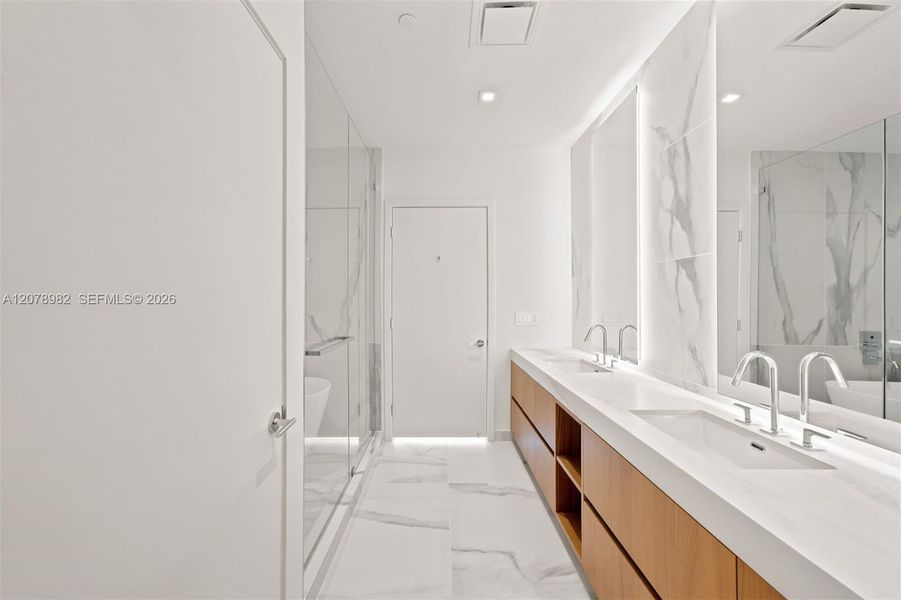 Furnished interior view inside a new home in , Miami (Image 11). Furnished interior view inside a new home in , Miami (Image 11).