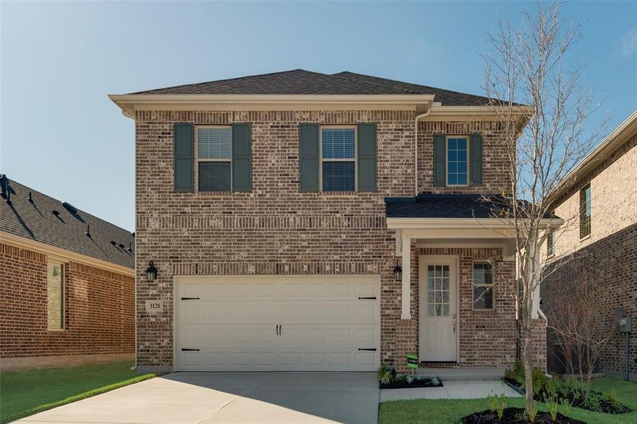 Front exterior of a new home in Walden Pond, Forney, TX, highlighting curb appeal (Image 19).