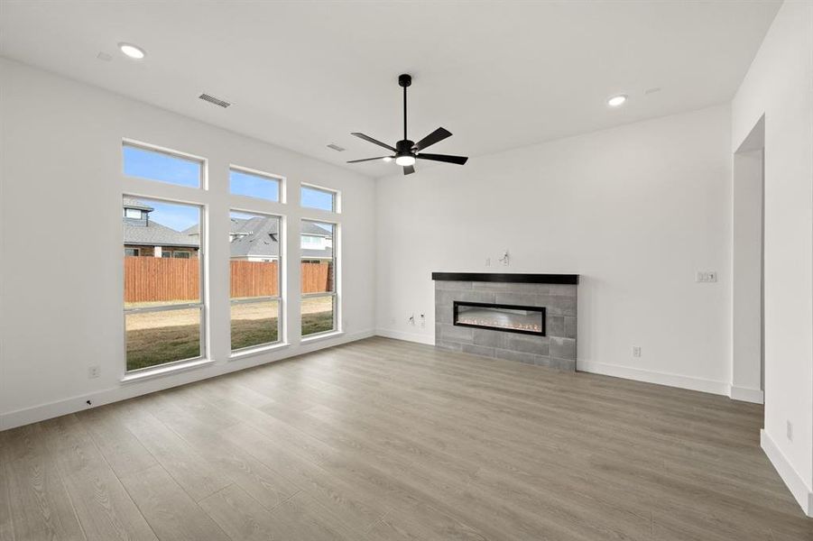 Spacious, unfurnished interior of a new home in Westside Preserve, Midlothian (Image 23).