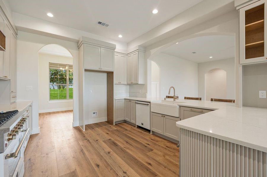Furnished interior view inside a new home in , Decatur (Image 5).