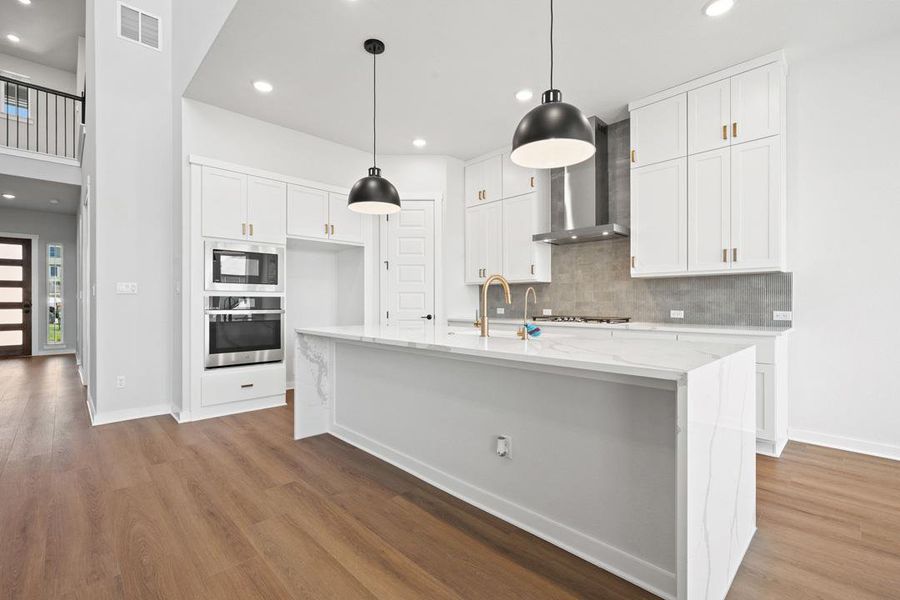 Furnished interior view inside a new home in Lariat, Liberty Hill (Image 15).