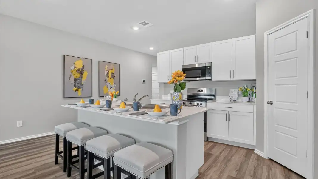 Furnished interior view inside a new home in Longhorn Estates, Fort Worth (Image 9).