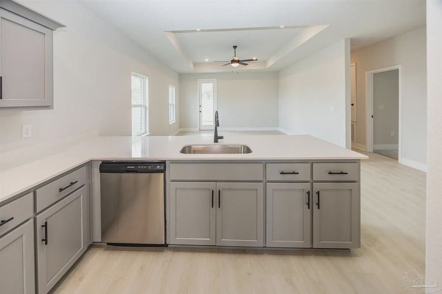 Furnished interior view inside a new home in Parkland Place, Pace (Image 8).