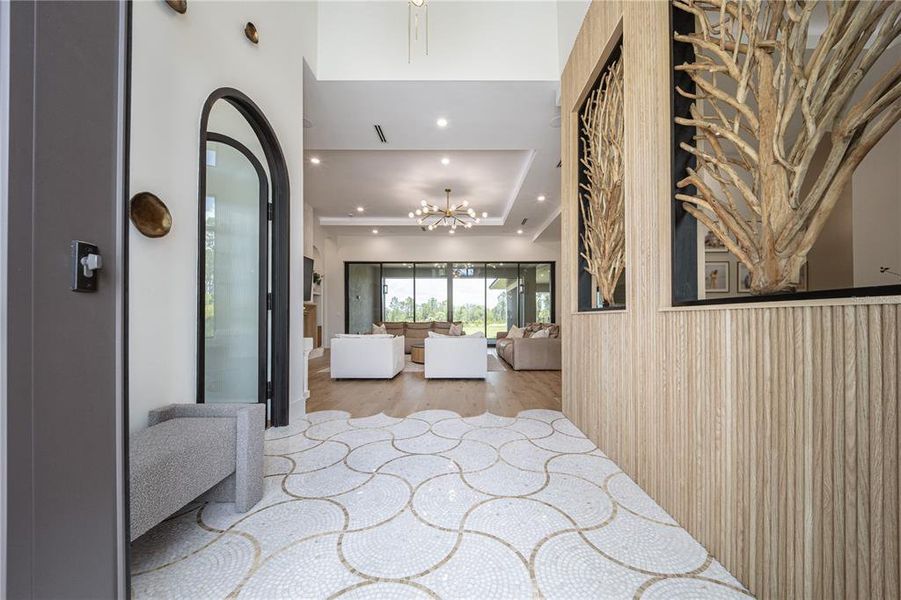 Furnished interior view inside a new home in , Venice (Image 16). Furnished interior view inside a new home in , Venice (Image 16).