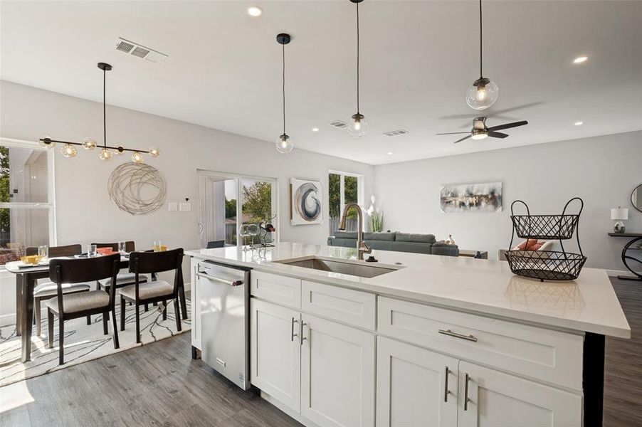 Furnished interior view inside a new home in , Cockrell Hill (Image 11).