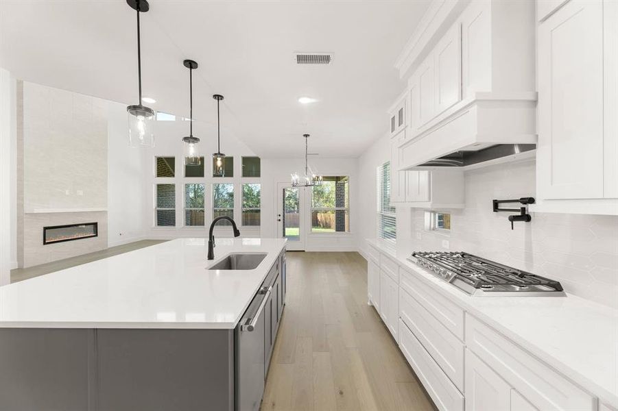 Furnished interior view inside a new home in Hidden Lakes Estates, DeSoto (Image 17).