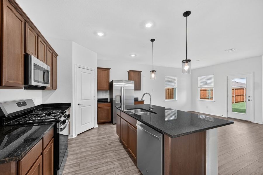 Furnished interior view inside a new home in River Ridge, Crandall (Image 5).