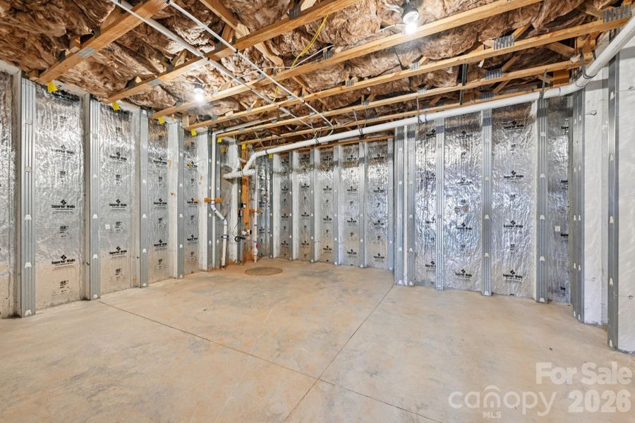 In-progress construction of a new home in , Cramerton, NC (Image 40).