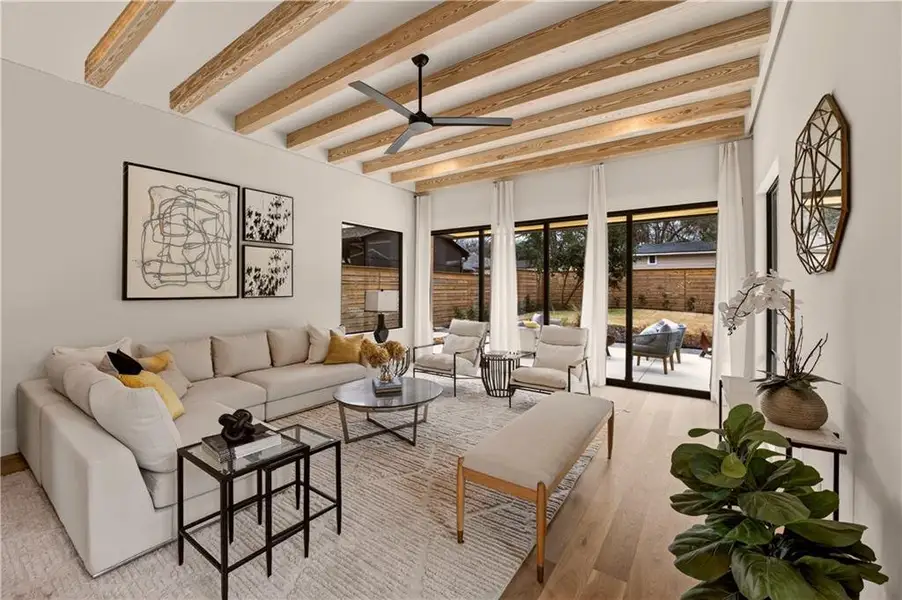 Furnished interior view inside a new home in , Atlanta (Image 5).