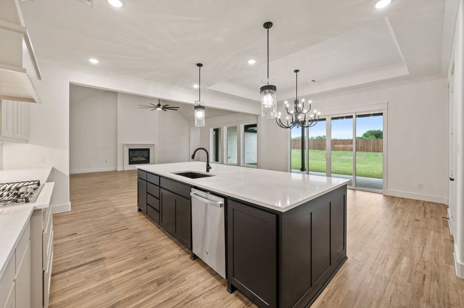 Furnished interior view inside a new home in Highland Oaks, Boyd (Image 9). Furnished interior view inside a new home in Highland Oaks, Boyd (Image 9).