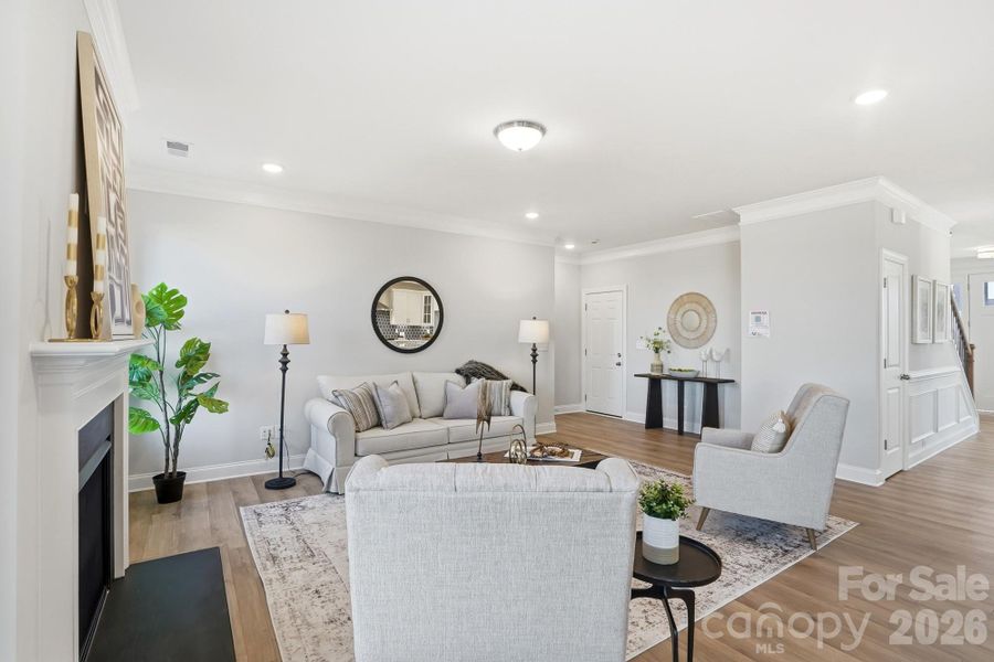 Furnished interior view inside a new home in The Meadows at Laurelbrook, Sherrills Ford (Image 11).