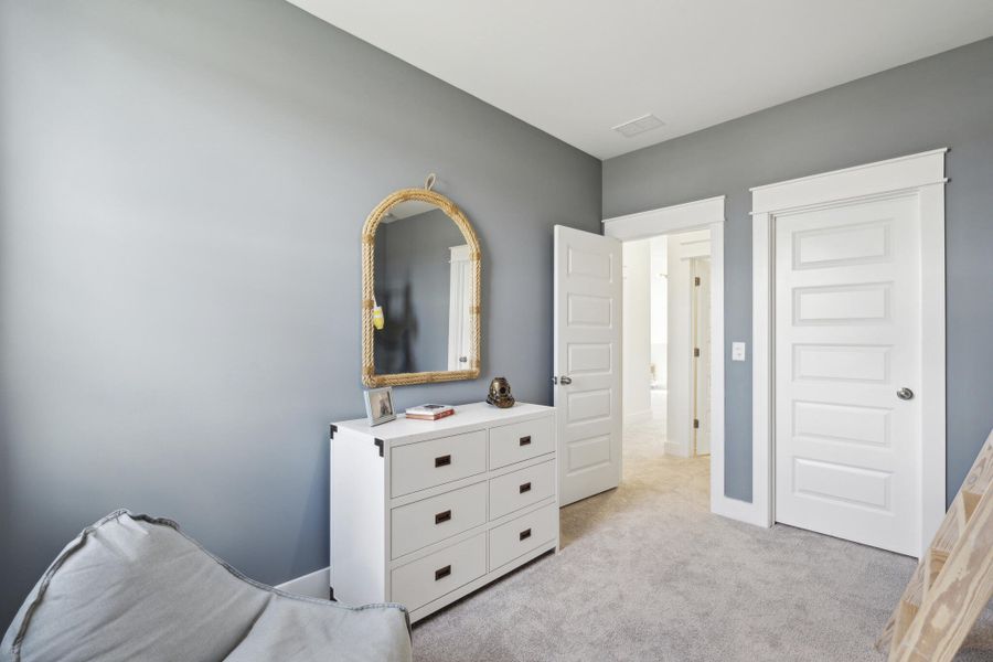 Furnished interior view inside a new home in Limehouse Farms: Arbor Collection, Summerville (Image 25). Furnished interior view inside a new home in Limehouse Farms: Arbor Collection, Summerville (Image 25).