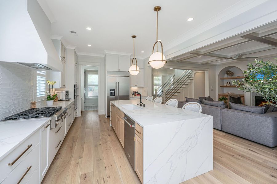 Furnished interior view inside a new home in Carolina Park: Riverside, Mount Pleasant (Image 12).