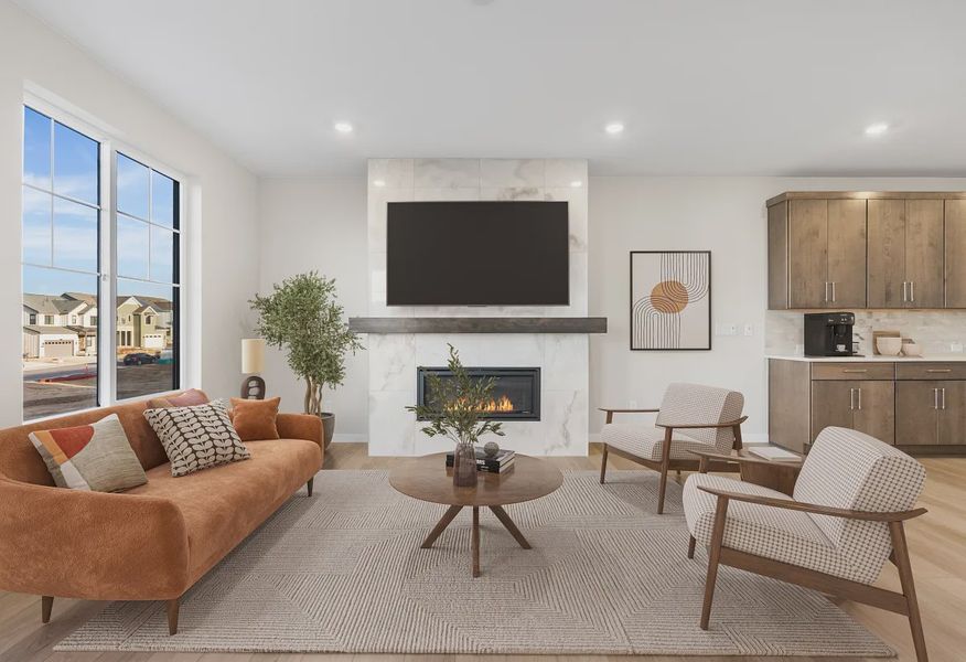 Homesite 142 Great Room - Virtually Staged - 3 of 14