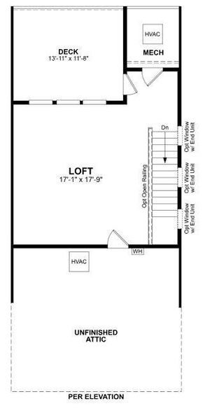 Beazer Homes Plano Gateway Watercolor Floorplan.