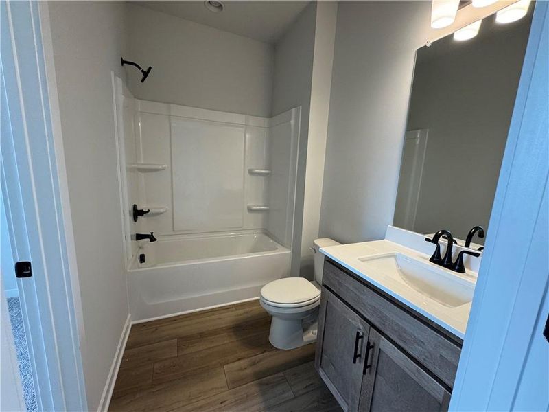 Furnished interior view inside a new home in Rosewood Lake Preserve, Hoschton (Image 13).