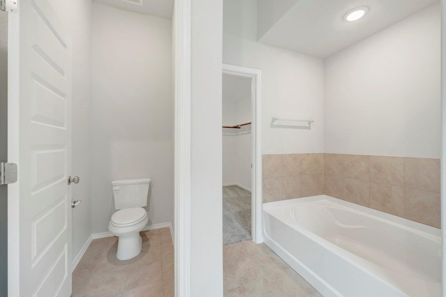 Furnished interior view inside a new home in Cascades at Onion Creek, Austin (Image 7). Furnished interior view inside a new home in Cascades at Onion Creek, Austin (Image 7).