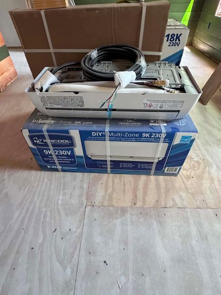 Essential appliances arriving for installation, promising comfort and convenience.