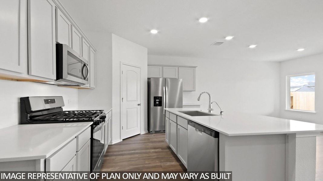 Furnished interior view inside a new home in Porters Mill, New Caney (Image 5).