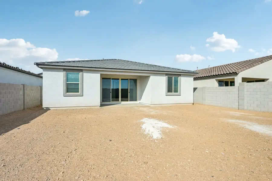 Back exterior elevation. Finishes and options may vary by community