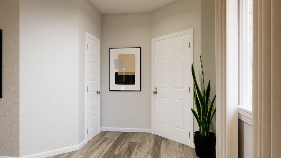 Representative unfurnished interior of a home built from the The Griffith by Legend Homes in Ridgeland Hills, Willis (Image 17).