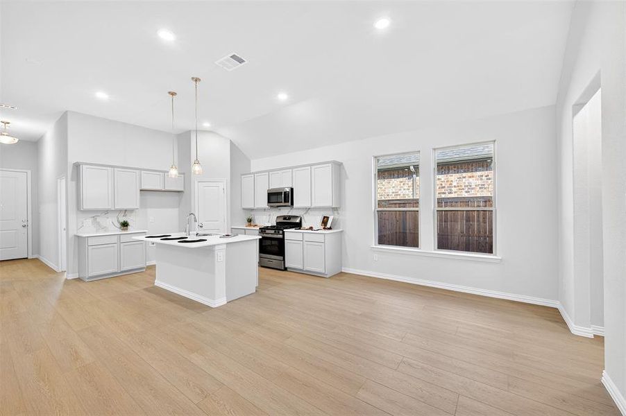 Furnished interior view inside a new home in Tarrytown, Crowley (Image 8).