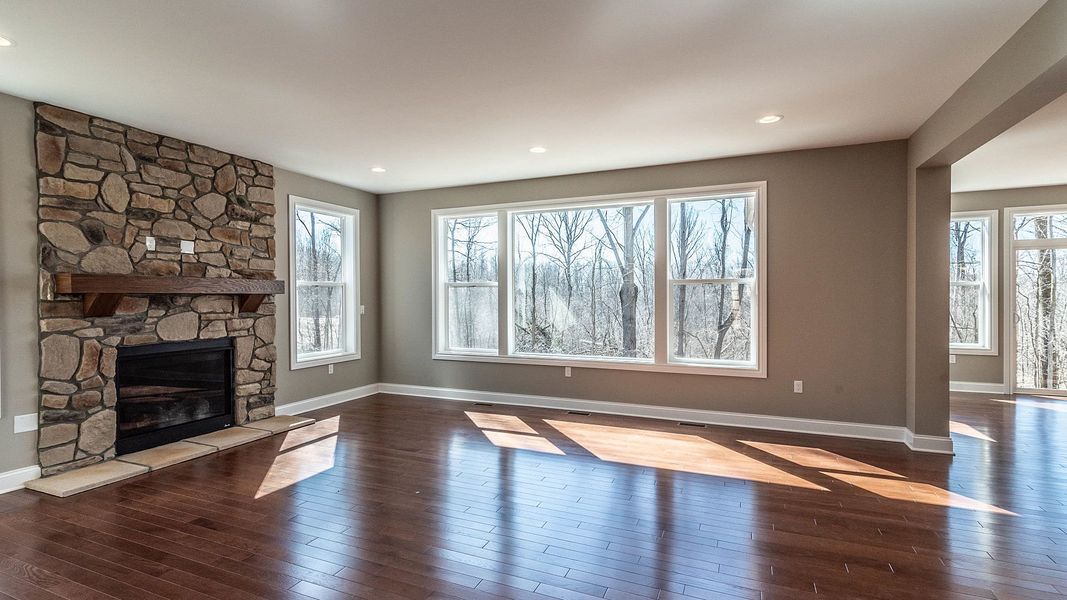 Representative unfurnished interior of a home built from the The Chesterfield by Norfolk Homes in Valleys, Jackson (Image 76).