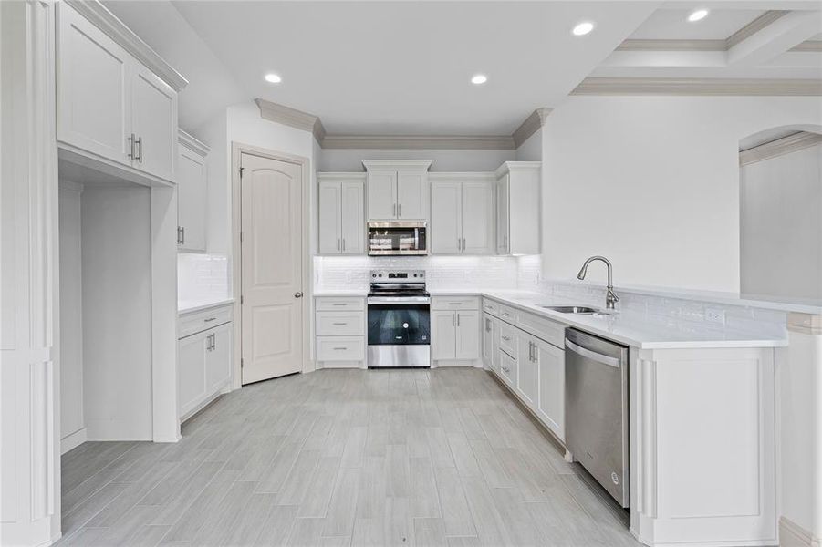 Furnished interior view inside a new home in , Springtown (Image 10).
