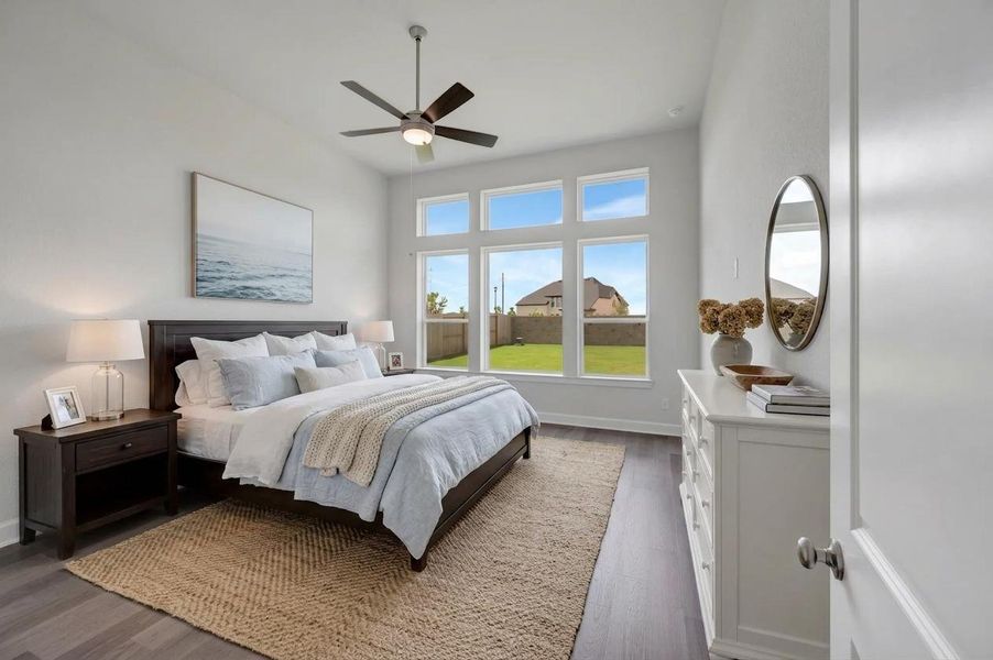 Furnished interior view inside a new home in Jordan Ranch - Premier Collection, Fulshear (Image 9).