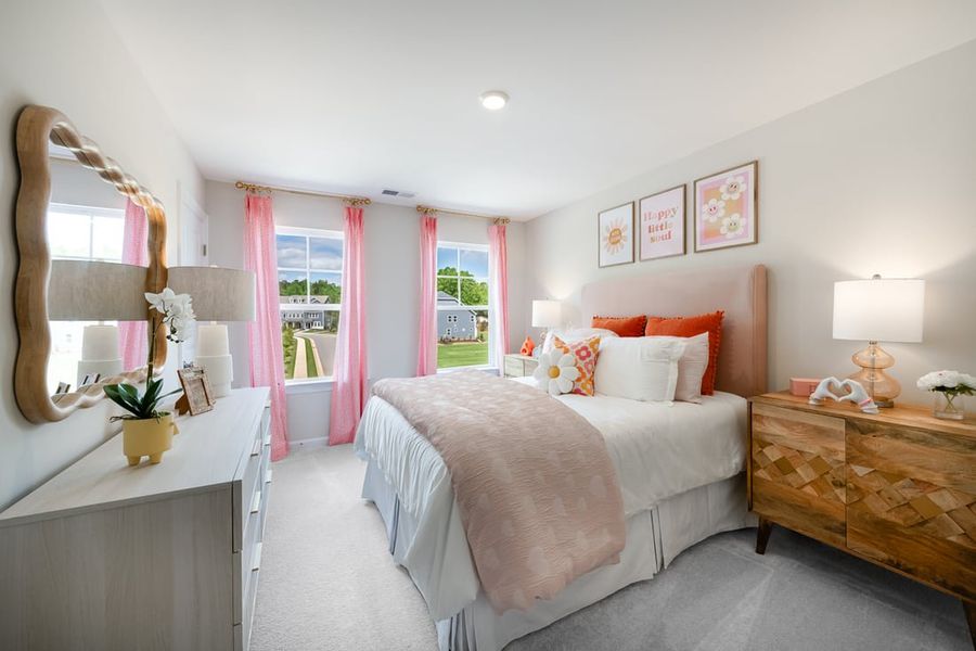 Representative furnished interior of a home built from the Charleston by Taylor Morrison in Silverstone Terraces, Knightdale (Image 39).