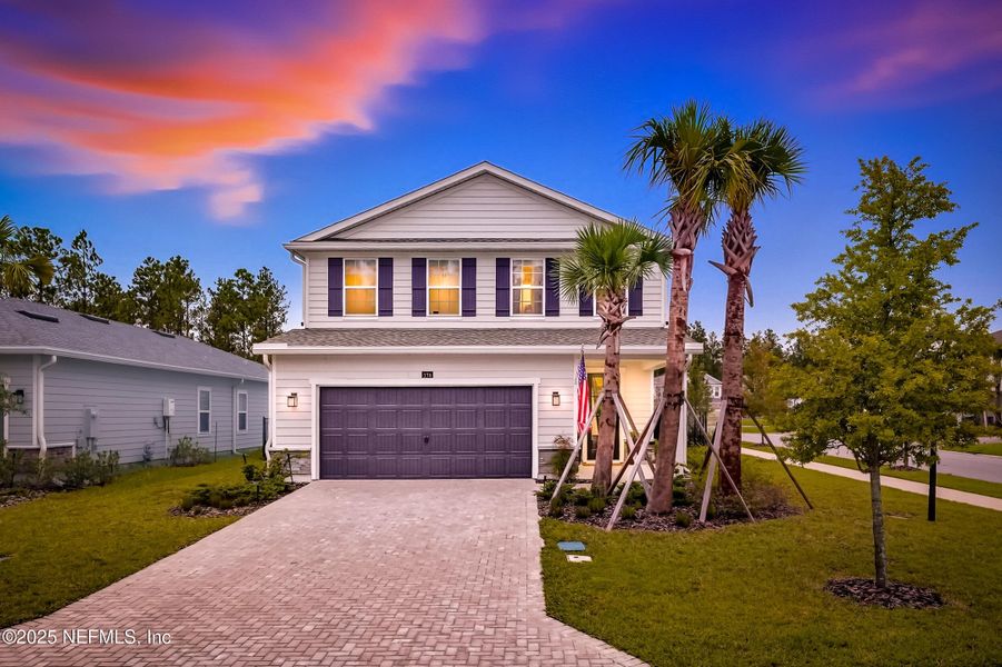 Front exterior of a new home in , St. Augustine, FL, highlighting curb appeal (Image 20).