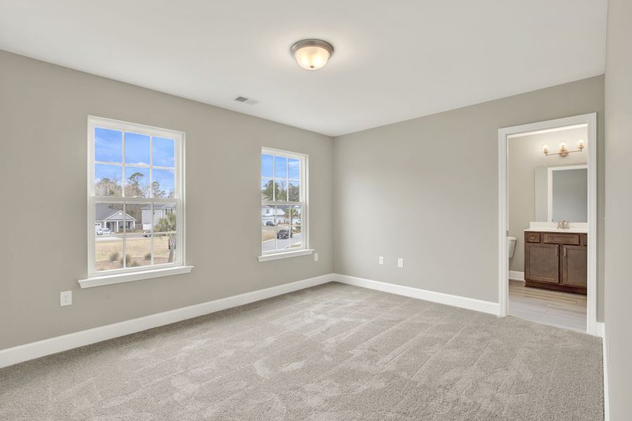 Aspen Plan Bedroom #4 with Jack and Jill Bath Access