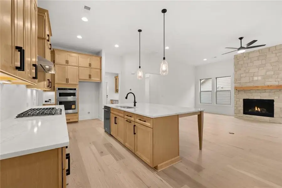 Furnished interior view inside a new home in Soleil Belmont Park, Canton (Image 5).