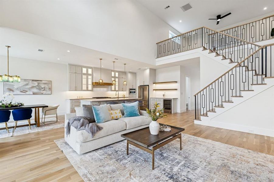 Furnished interior view inside a new home in , Dallas (Image 31).