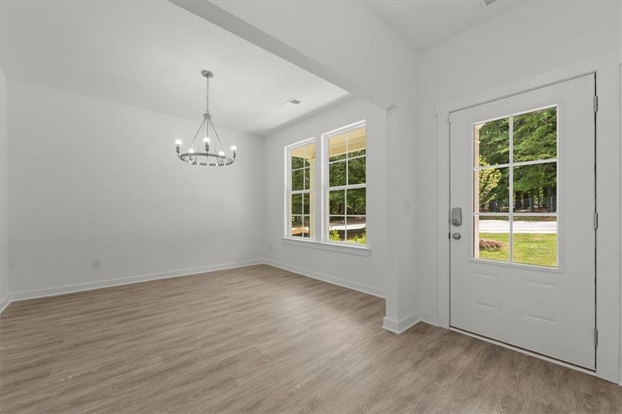 Spacious, unfurnished interior of a new home in Ellington Farms, Statham (Image 13).