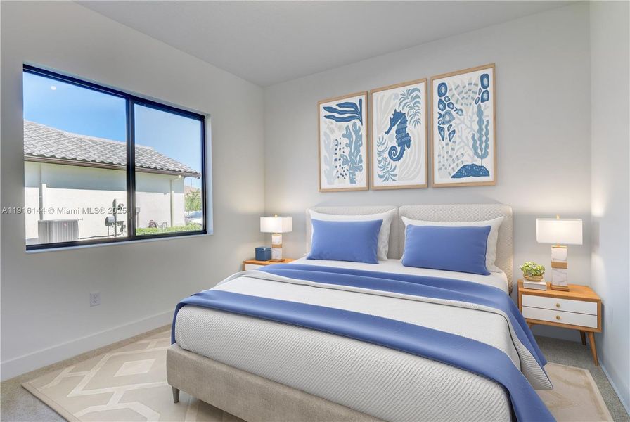 Furnished interior view inside a new home in , Ave Maria (Image 31).