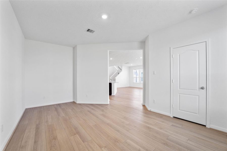 Additional view from Den looking into the Great Room. The Den features a closet for added storage needs! Additional view from Den looking into the Great Room. The Den features a closet for added storage needs!