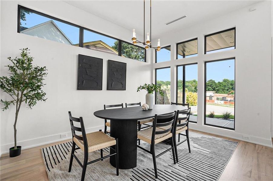 Furnished interior view inside a new home in , Atlanta (Image 4). Furnished interior view inside a new home in , Atlanta (Image 4).