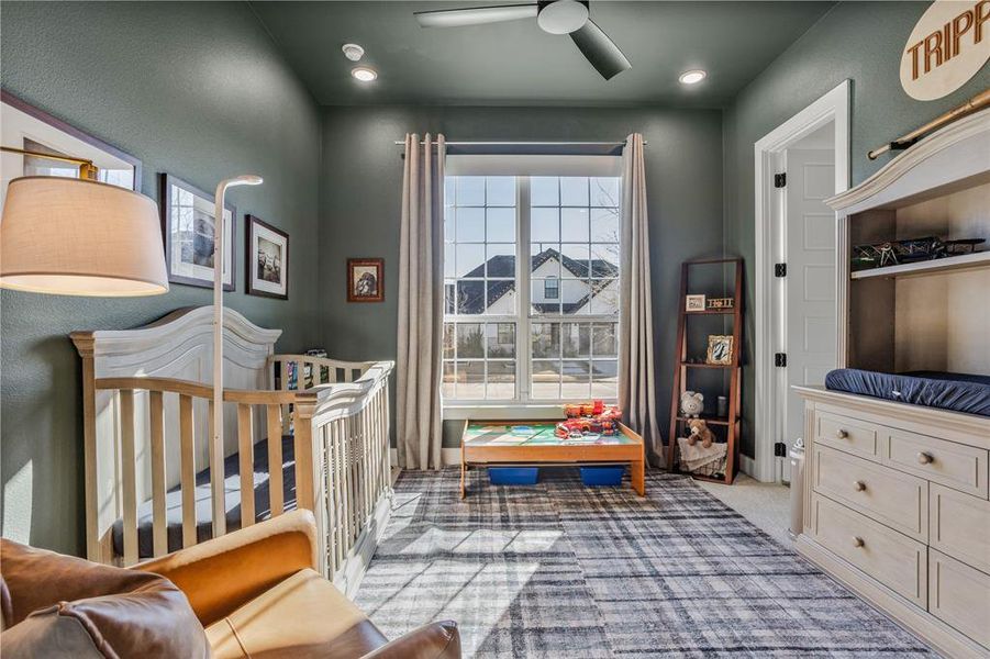 This rich designer color can be a cozy resting space for any age