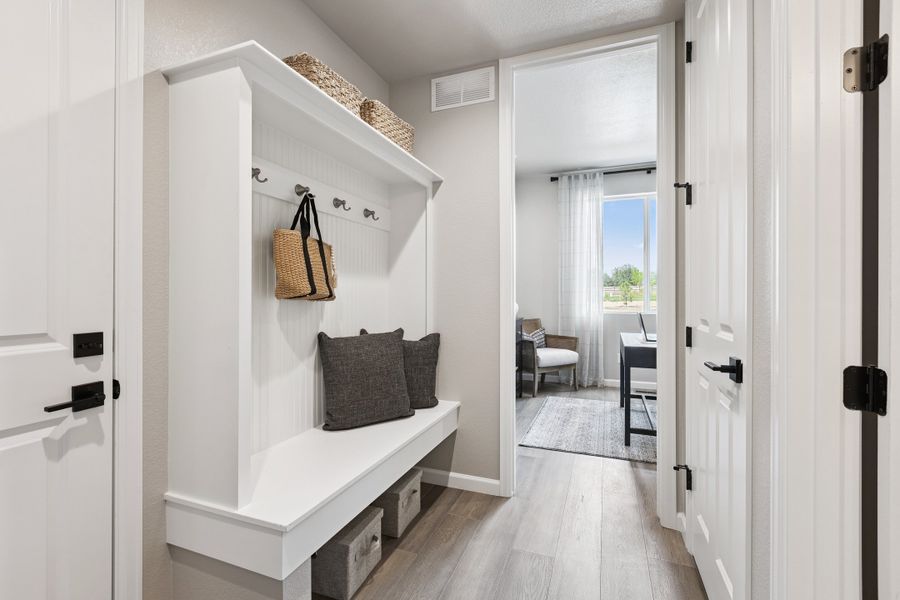 Representative furnished interior of a home built from the Silverton by Risewell Homes in Highlands Preserve, Mead (Image 22).