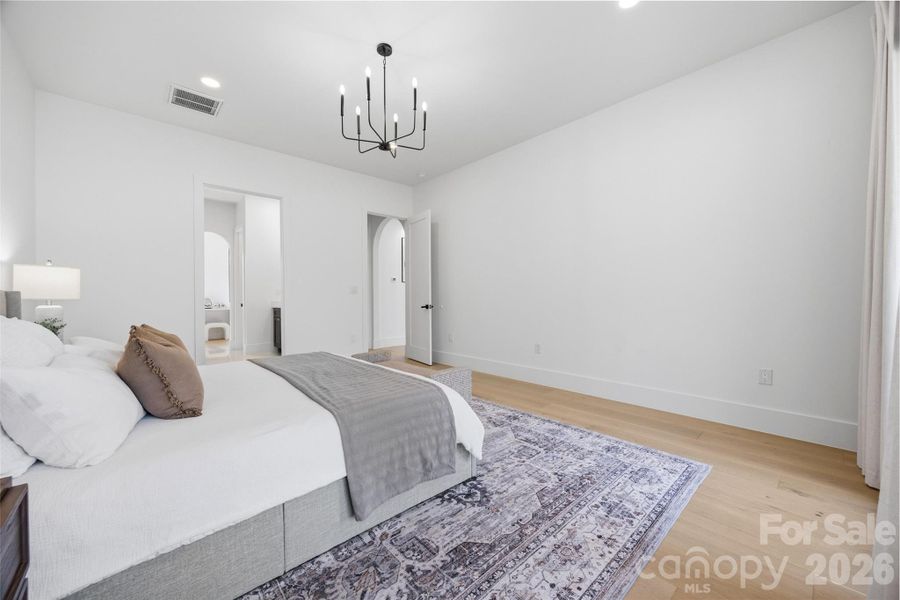 Furnished interior view inside a new home in , Monroe (Image 37).