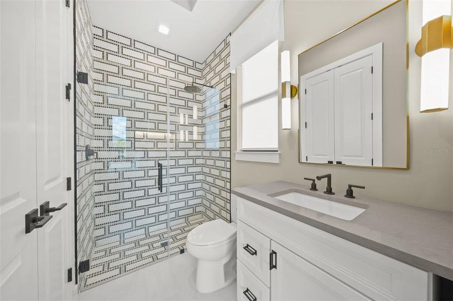 Furnished interior view inside a new home in Wild Blue at Waterside, Sarasota (Image 55).